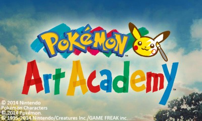 Pokemon Art Academy title screen for Nintendo 3DS